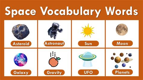 Outer Space Vocabulary List Merriam Webster Space Science Words - Space Science Words