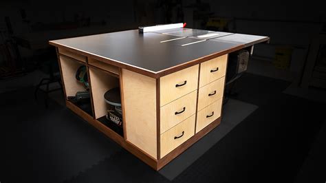 outfeed table woodworking plans
