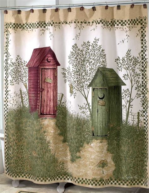 Outhouse Shower Curtains