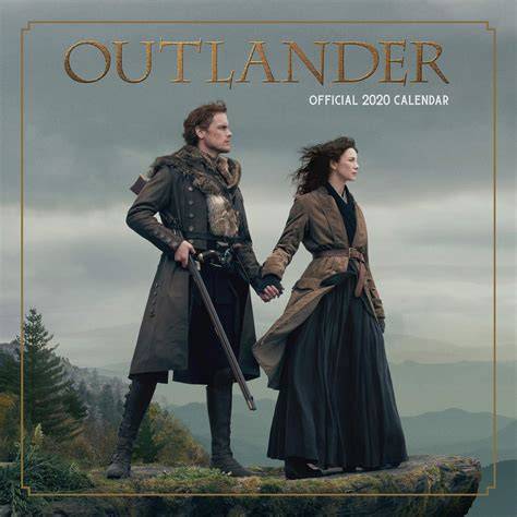 outlander 2020 calendar official square wall form