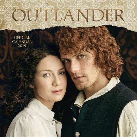outlander official 2019 calendar square wall cale