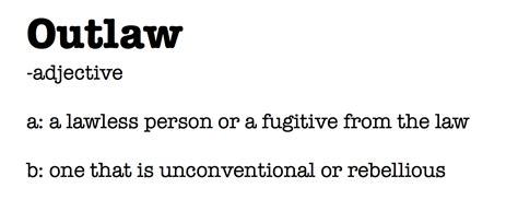outlaw definition