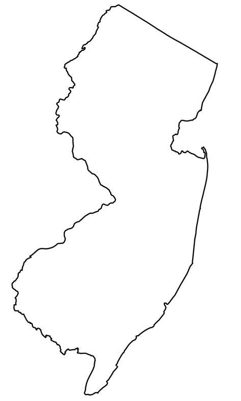 outline new jersey