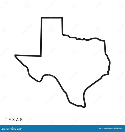 outline of texas