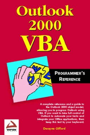 Outlook 2000 Vba Programmers Reference