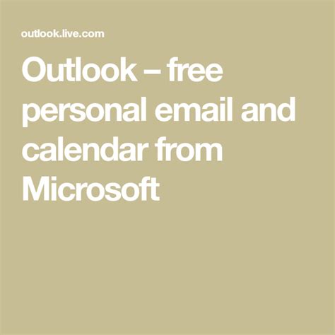 Outlook Free Personal Email And Calendar From Microsoft Sepuh77 Login - Sepuh77 Login