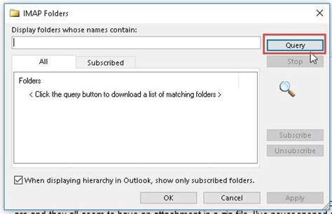 outlook synkroniseringsproblem mapp