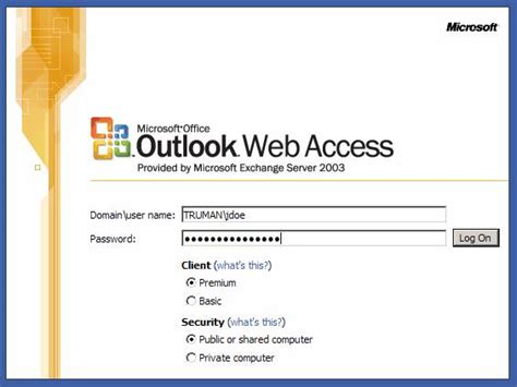 Outlook Web Access Owa