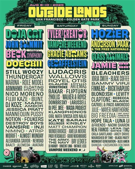 outside lands one day ticket