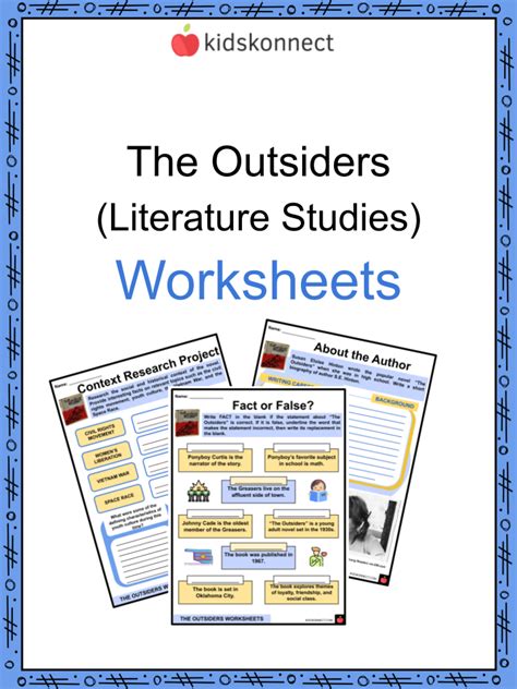 outsiders literary skills answer key