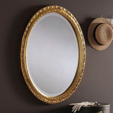 Oval Ornate Mirror