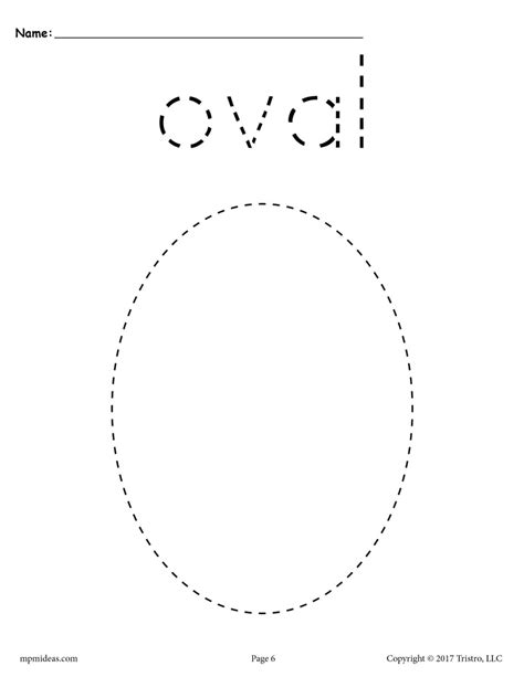 Oval Shapes To Trace   Trace And Color Oval Free Math Worksheets Cuizus - Oval Shapes To Trace