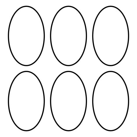 Oval Templates Timu0027s Printables Oval Shapes To Print - Oval Shapes To Print