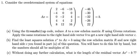 Overdetermined System