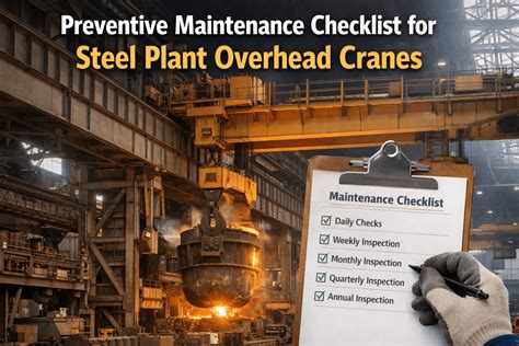 Overhead Cranes Maintenance Checklist