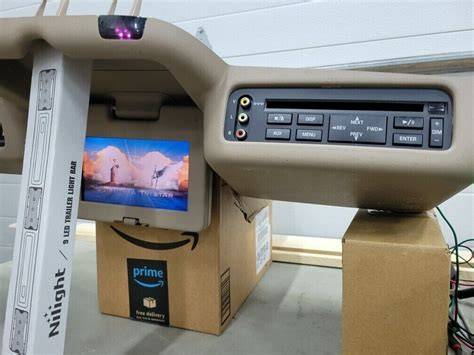 overhead dvd player for ford f350
