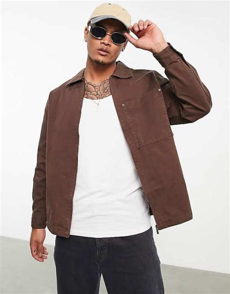overshirt med dragkedja