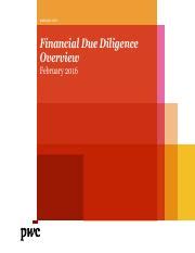 Full Download Overview Of Due Diligence And Reporting Pwc Audit And 