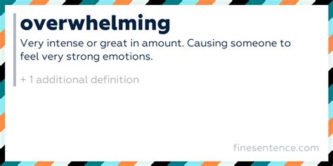 overwhelming meaning