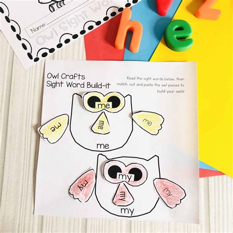 Owl Free Sight Word Worksheets Effortless Owl Crafts Owl Math Worksheets - Owl Math Worksheets