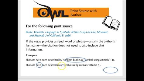 Owl In Text Citations