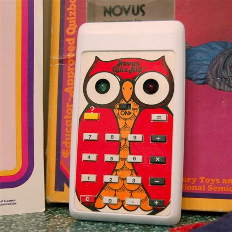 Owl Math Calculator   Vintage Quiz Kid The Owl Math Calculator By - Owl Math Calculator