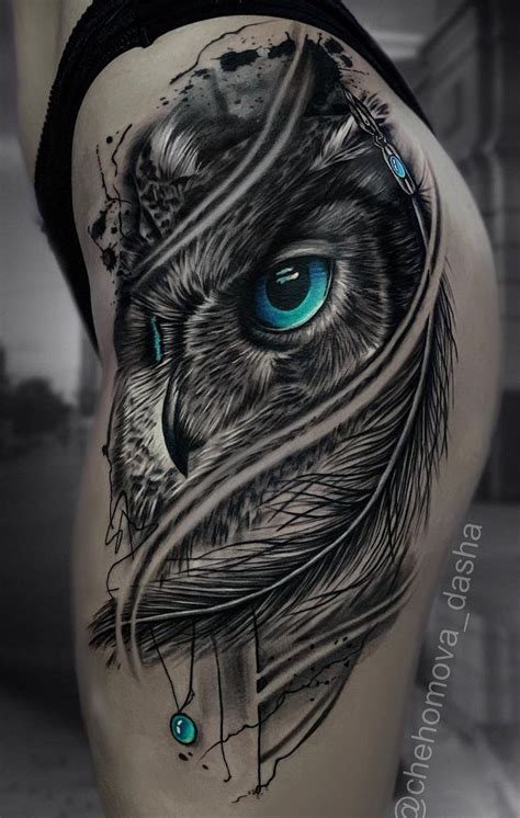 Owl Snake Tattoos