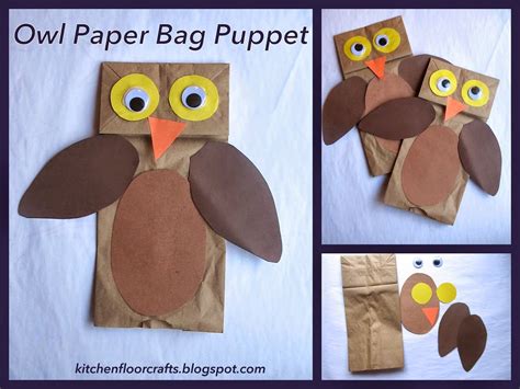 Full Download Owl Paper Bag Puppet 