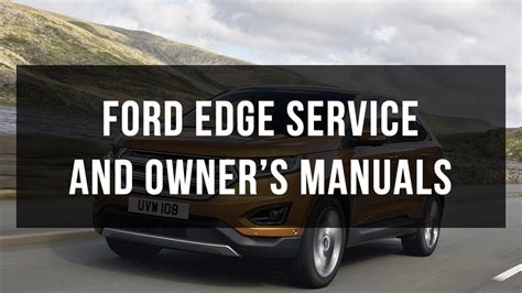 Download Owners Guide For Ford Edge 