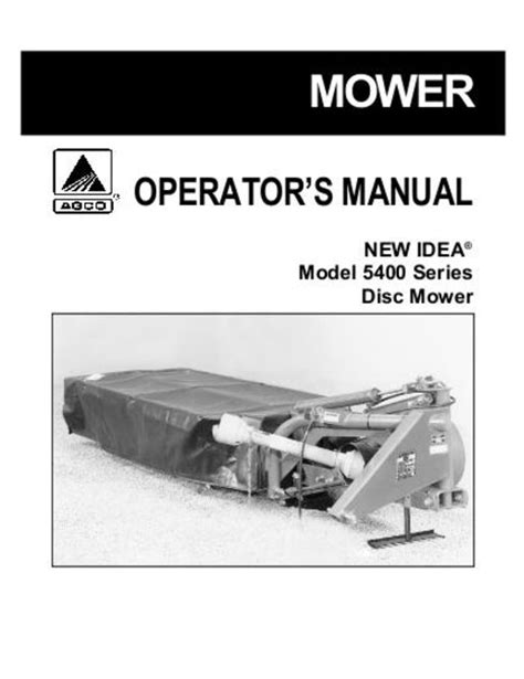 Full Download Owners Manual For New Idea 5209 Mower 