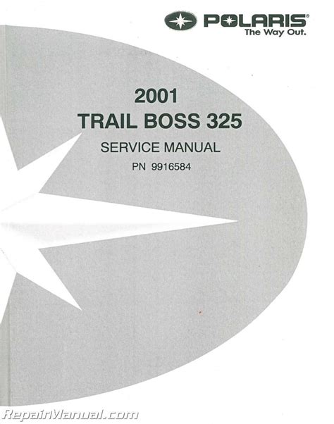 Full Download Owners Manual For Polaris Trailboss 325 