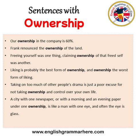 ownership english