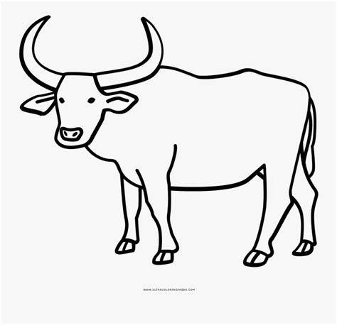 Ox Clipart Black And White