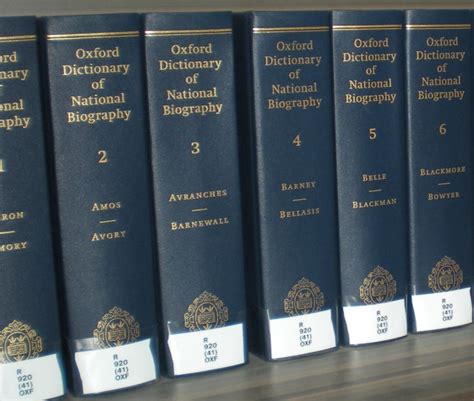 oxford dictionary biography