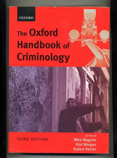 Read Oxford Handbook Criminology 3Rd Edition 
