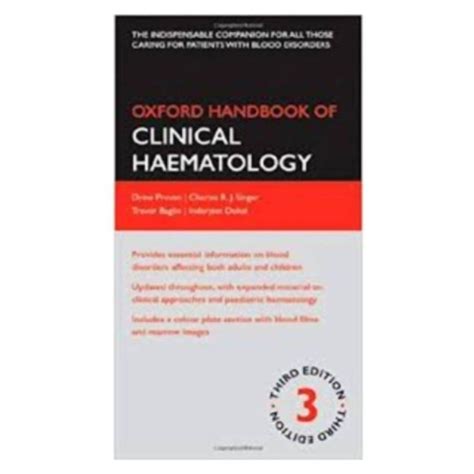 Read Oxford Handbook Of Clinical Haematology Third Edition 