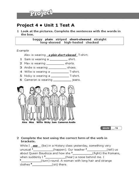 Download Oxford Project 4 Unit 1 Test Answers 