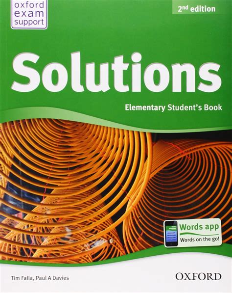 Read Online Oxford Solutions Elementary Student 