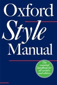 Read Oxford Style Guide 