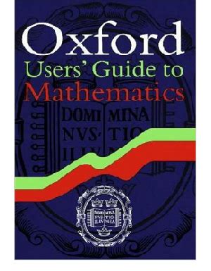 Full Download Oxford Users Guide To Mathematics 