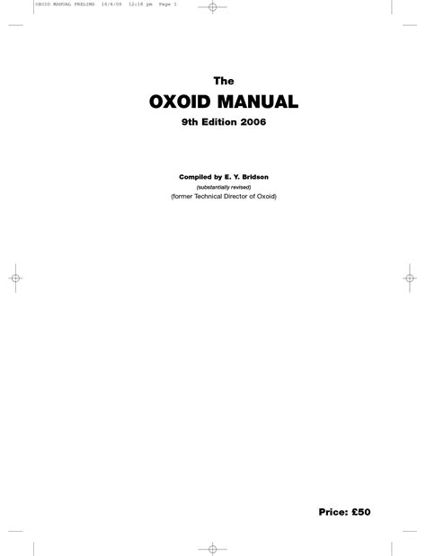 Read Online Oxoid Manual 9Th Edition 