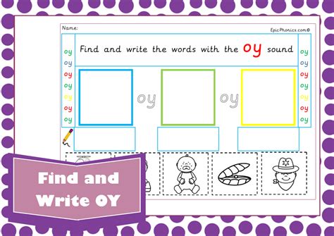 Oy Words Worksheet   Find And Write The Oy Words Ks1 Differentiated - Oy Words Worksheet