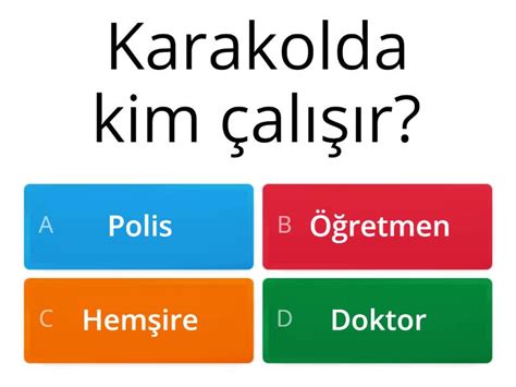 oyun 2 Quiz Wordwall.