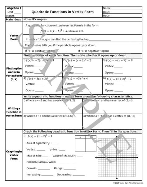 P 374 Quadratic Functions Unit Test Answers Chapter 5