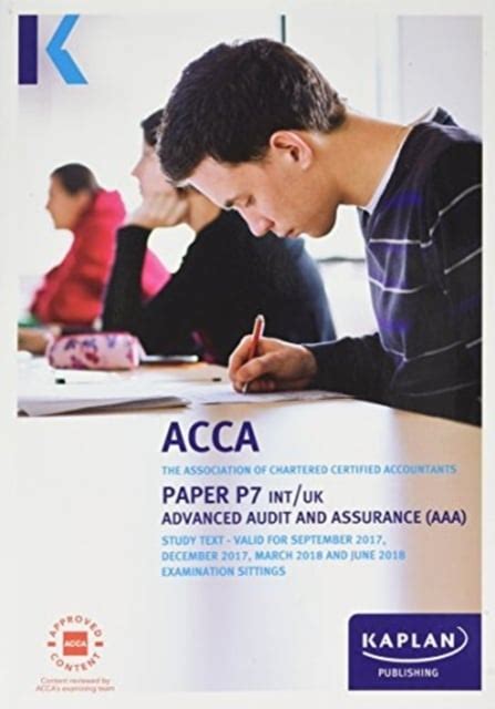 Read Online P7 Advanced Audit And Assurance Int Uk Complete Text Paper P7 Int Uk 