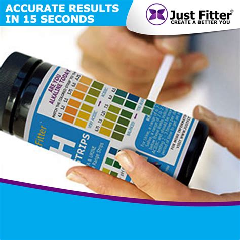 pH Test Strips for Testing Alkaline and Acid Levels in the Body Just