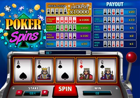 pacanele poker online gratis