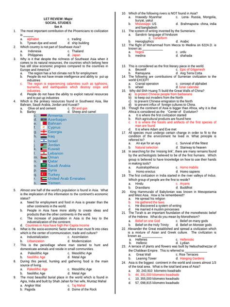 Pace Answer Key Social Studies 1097