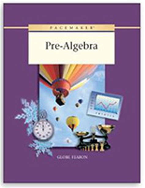 Pacemaker Pre Algebra Algebra Geometry