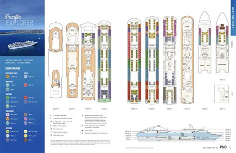 Pacific Explorer Deck Plan